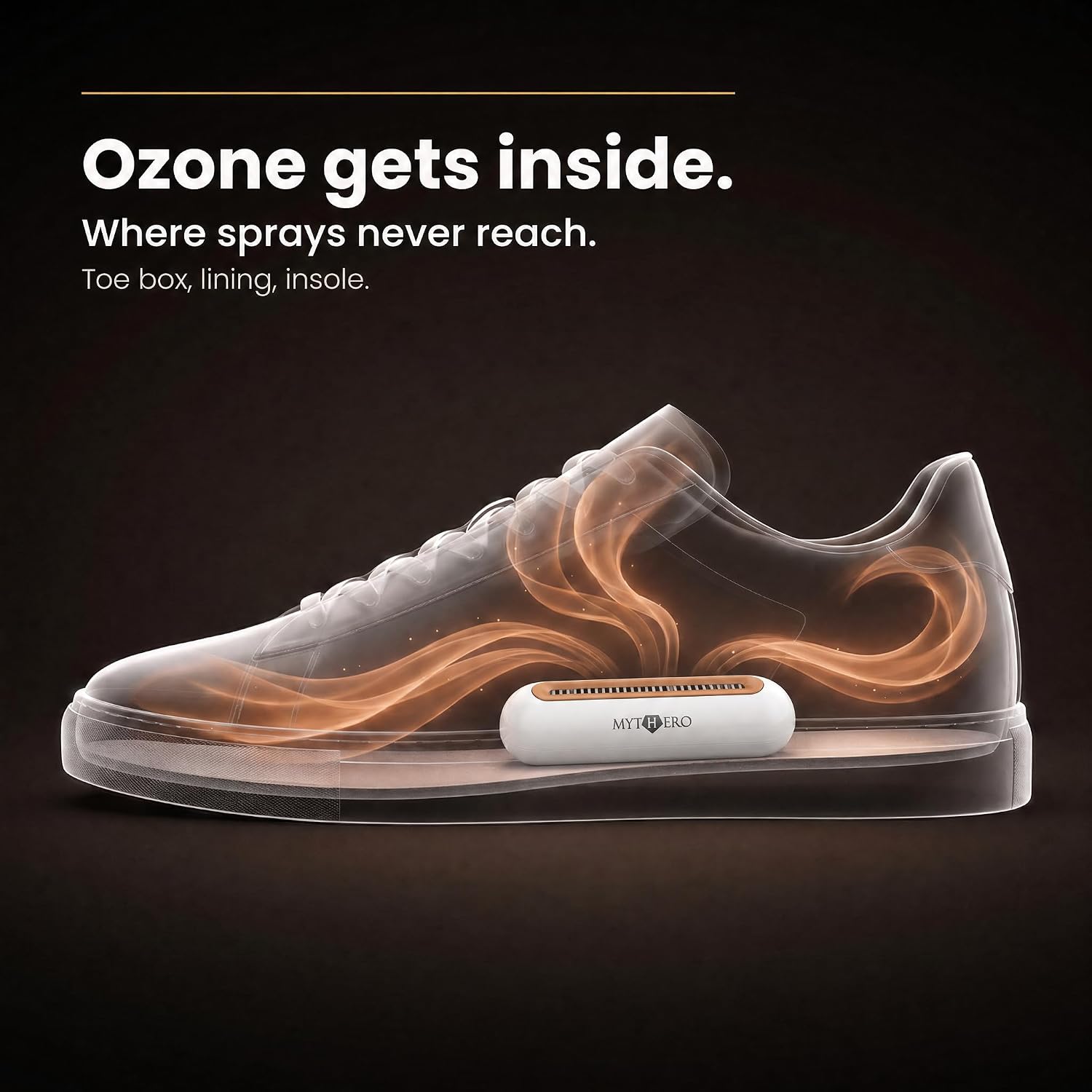 Shoe Deodorizer 2 Pack Scientific Breakthrough Odor Elimination — photo 2