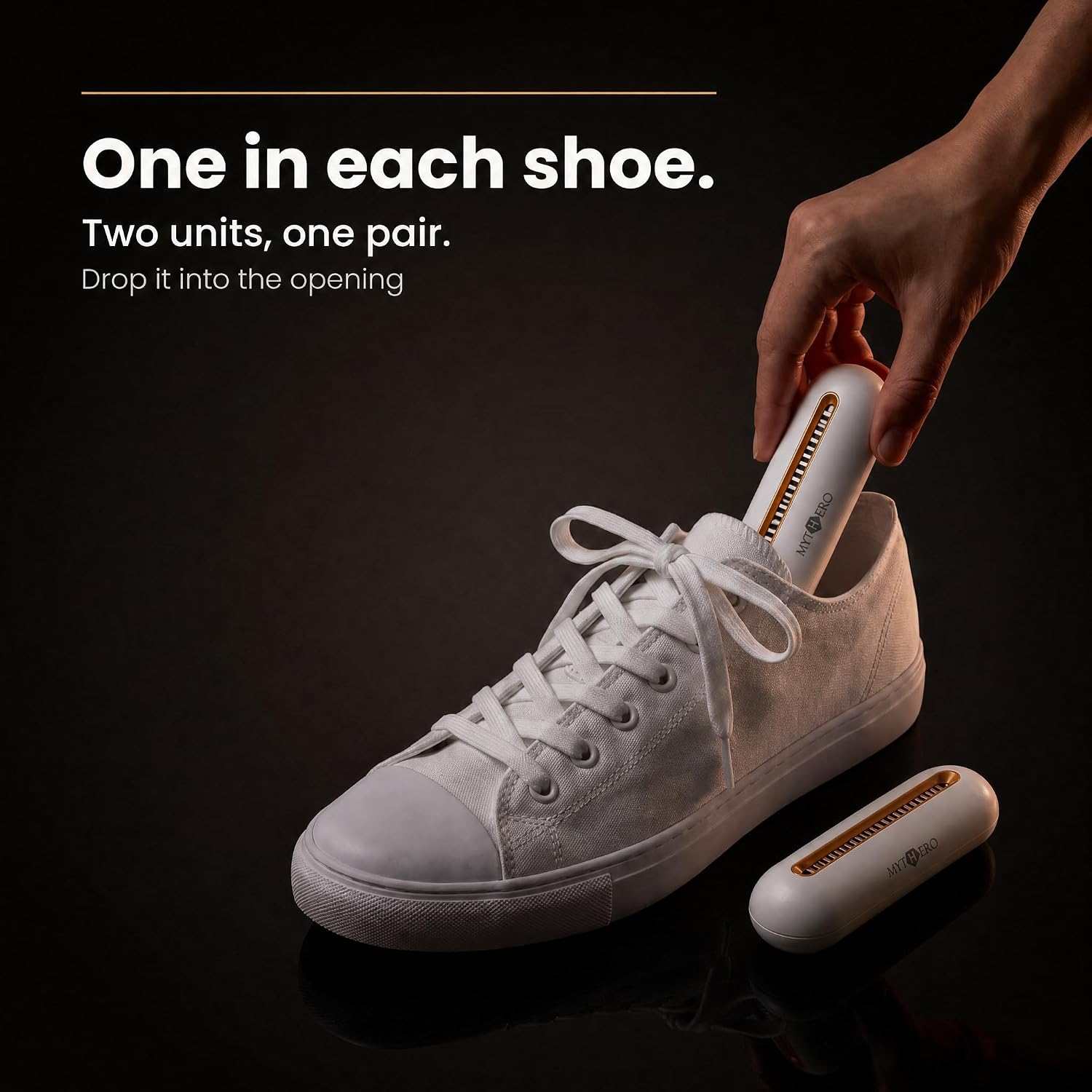 Shoe Deodorizer 2 Pack Scientific Breakthrough Odor Elimination — photo 8